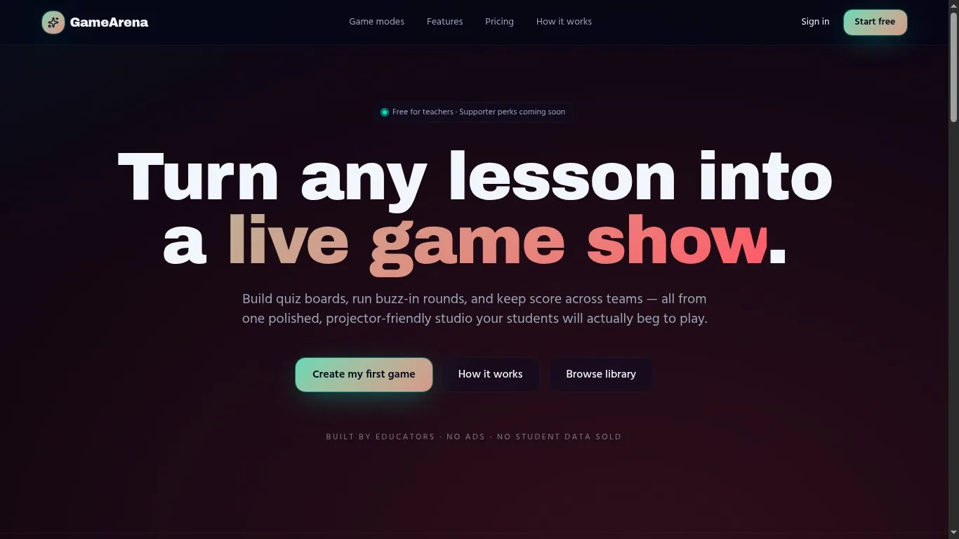 ClassArena — preview