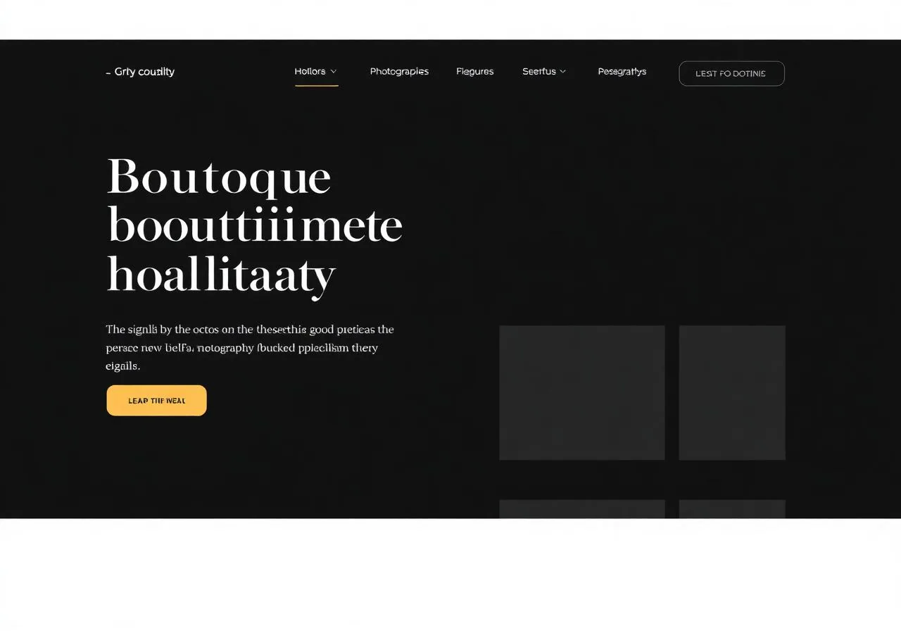 Hospitality Website — preview